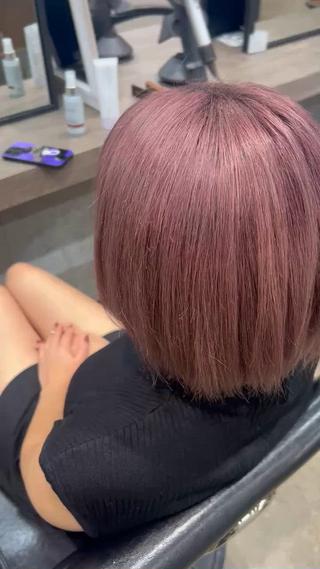 カラー ルシ🎨/ハイトーン デザイン/髪質改善のヘアスタイル