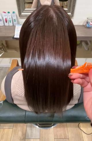 ロング 松永 凜のヘアスタイル