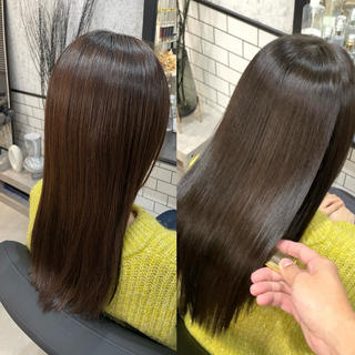 セミロング 美髪師JO/髪質改善 静かな半個室サロンのヘアスタイル