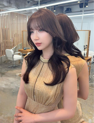 ロング カラー ♠️暗髪レイヤー♠️ 中山唯斗のヘアスタイル