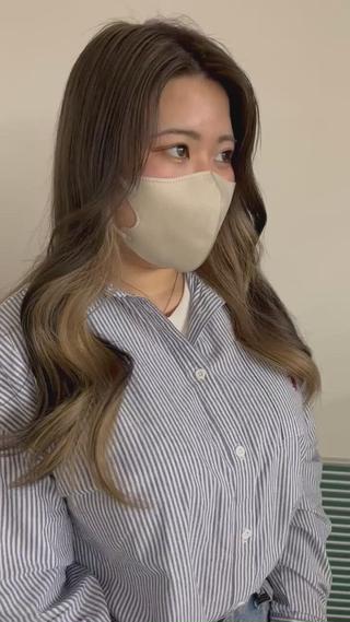 隠せるインナーカラー
ブリーチ1回〜