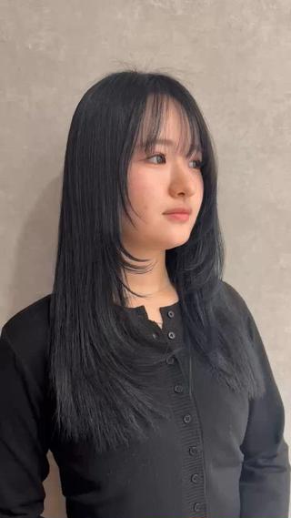 ロング カラー 💎寒色特化💎 透明感カラーみきのヘアスタイル