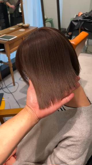 ショート なんば、心斎橋🍓 ハイトーンnicoのヘアスタイル