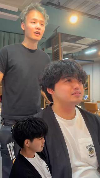 パーマ メンズ 髪質改善/レイヤー/ 縮毛矯正/羽立蔵之助のヘアスタイル