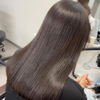 セミロング カラー シンカ 表参道のヘアスタイル