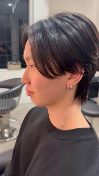 ショート メンズ 久富 飛義のヘアスタイル