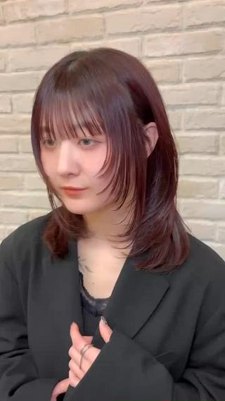 セミロング 政木 紳吾のヘアスタイル