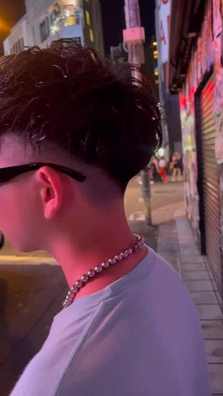 ショート カラー パーマ メンズ メンズサロン LiGKAITO🦖のヘアスタイル