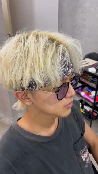 カラー メンズ メンズサロン LiGKAITO🦖のヘアスタイル
