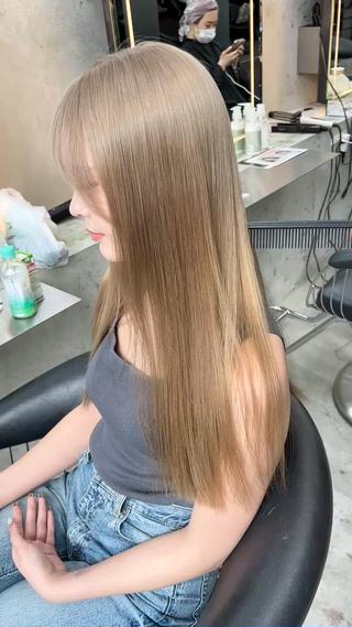 憧れのブロンドミルクティー、痛み最小限で作りましょう!!