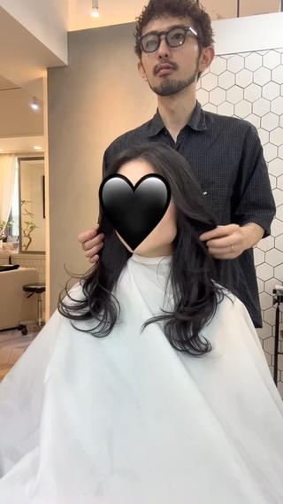 長さを残しながら変化をつけたい方におすすめな layer style