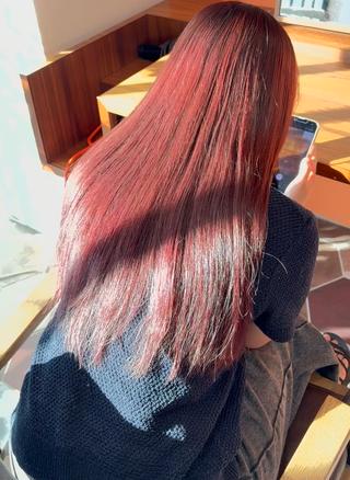ロング 上島 未緒のヘアスタイル