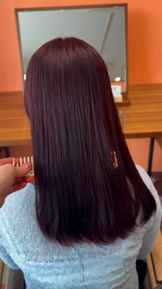 セミロング 上島 未緒のヘアスタイル