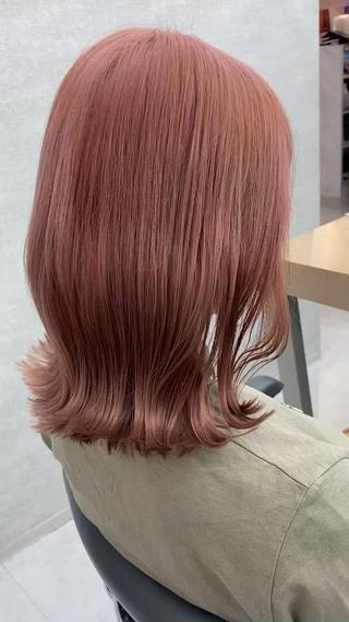 ミディアム カラー レイヤーカット× 髪質改善たもりのヘアスタイル