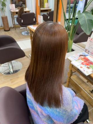 ロング 髪質改善・縮毛矯正 白根凌二のヘアスタイル