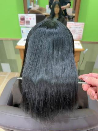 セミロング 髪質改善・縮毛矯正 白根凌二のヘアスタイル