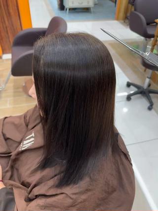 ロング 髪質改善・縮毛矯正 白根凌二のヘアスタイル