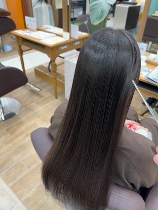 ロング 髪質改善・縮毛矯正 白根凌二のヘアスタイル