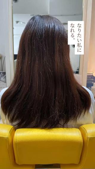 ロング 加納 和枝のヘアスタイル