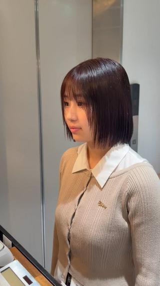 ショート ✨ボブ指名No. 1✨中山蓮のヘアスタイル