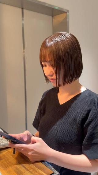 ショート ✨ボブ指名No. 1✨中山蓮のヘアスタイル