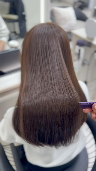 ロング パーマ レイヤー／ブリーチ 銀座/HARUKAのヘアスタイル