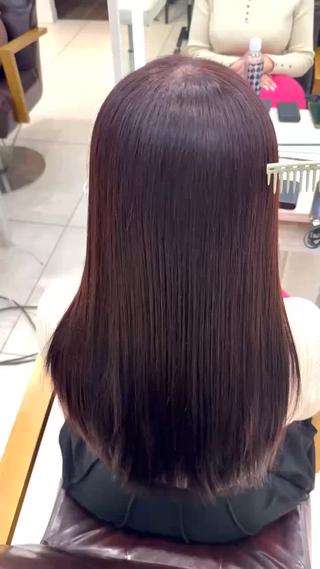 ロング パーマ 艶髪／ブリーチ🌟 銀座/HARUKAのヘアスタイル