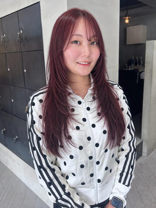 ロング kyoka/レイヤー /ハッシュカットのヘアスタイル