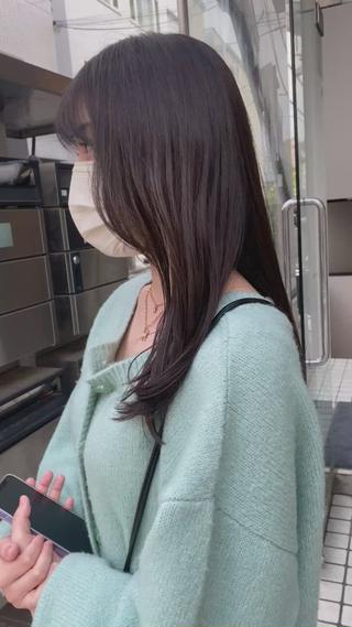 ロング カラー パーマ ツヤ髪 /髪質改善 松岡将太郎のヘアスタイル