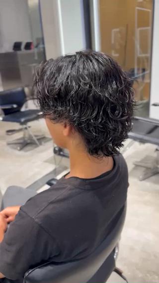 ミディアム パーマ キッズ byfifth 天神 🌀moromiのヘアスタイル