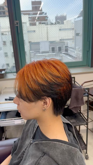 カラー メンズ 岡部 琉斗のヘアスタイル