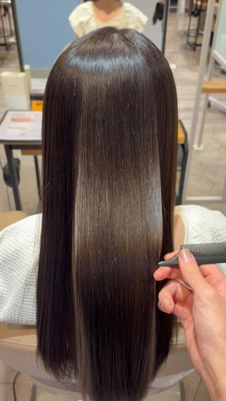 ロング カラー 髪質改善🫧 ミタセイヤのヘアスタイル