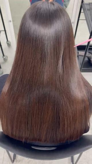 ロング 艶カラー美髪縮毛矯正 /髪質改善✨️ユウキのヘアスタイル
