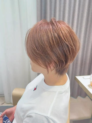 ショート 🍯小顔ショート/ レイヤー/みゆ🍯のヘアスタイル