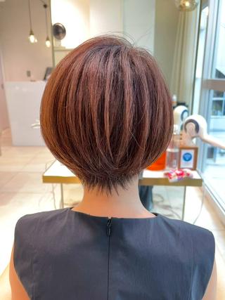 ショート 🍯小顔ショート/ レイヤー/みゆ🍯のヘアスタイル