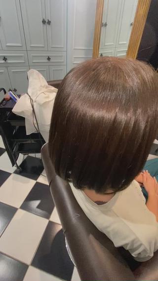 薄紫
インナーカラーかわいいです