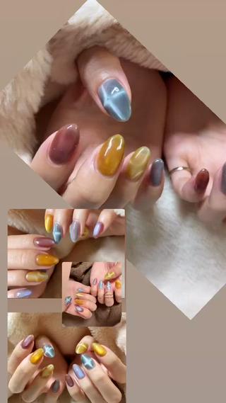 ネイル フルリール 【プライベートサロンのネイルデザイン