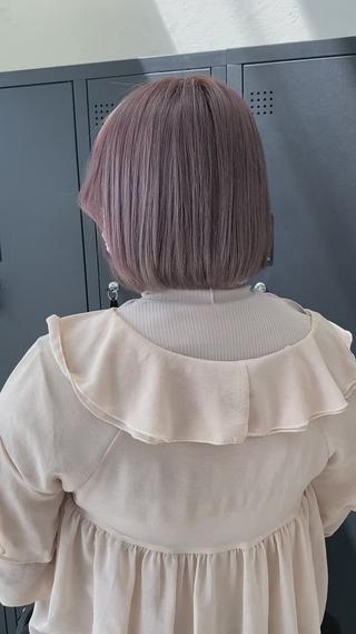 くすみラベンダーカラー
くすんだようなラベンダーベージュカラー
ベースによりますが、17lv以上の方だとなりやすいです