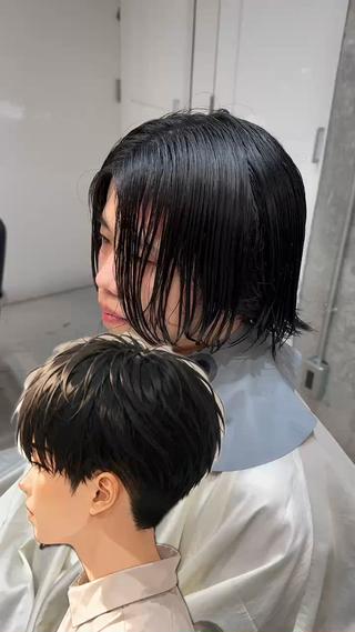 ショート メンズ 横浜/メンズ特化/ Farbe/田中颯斗のヘアスタイル