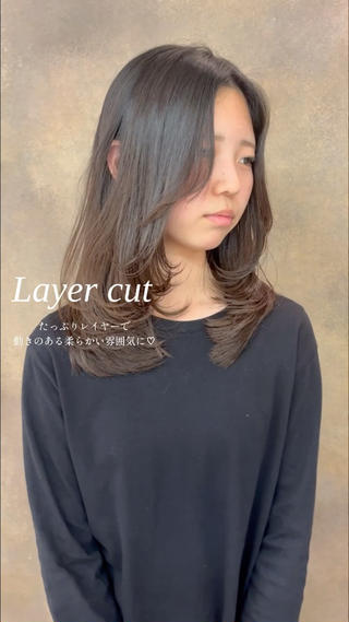 layer cut♡*゜