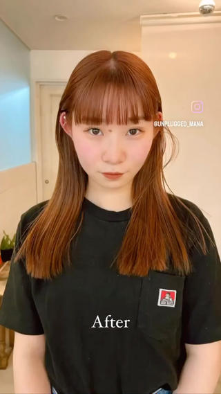 程よいオレンジベージュで肌馴染みよく
期間限定カットカラークーポンです!
【暖色カラー】【表参道】