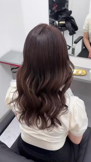 カラー 韓国レイヤー艶カラー ブリーチ otohaのヘアスタイル