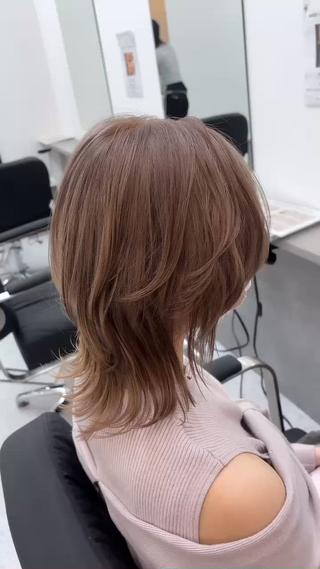 カラー 韓国レイヤー艶カラー ブリーチ otohaのヘアスタイル