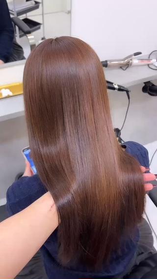 カラー レイヤー透明感カラー ブリーチ🎀オトハのヘアスタイル