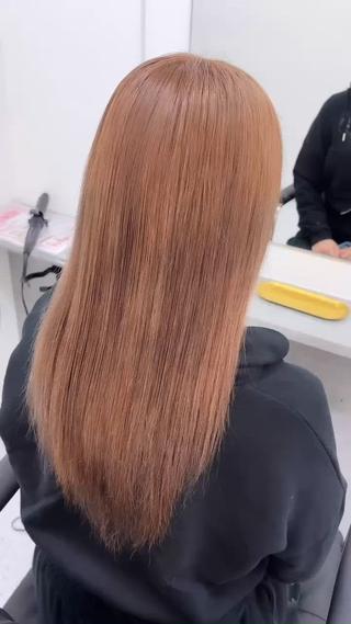 カラー 韓国レイヤー艶カラー ブリーチ otohaのヘアスタイル