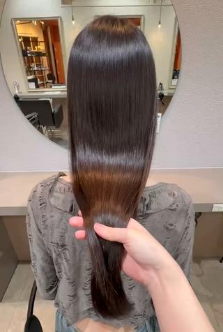 半永久髪質改善ストレート!ダメージを最小限に抑えてスタイリングが時短になります!
#ロング
#ストレート
#髪質改善ストレート
#艶髪