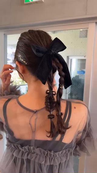 ヘアアレンジ she. ハルカのヘアスタイル