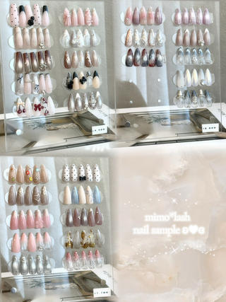 トレンドデザインコースもございます♡
¥7,700​〜​¥9,900

デザインによってお値段の変更になる場合がございます。
気になる方は一度お問い合わせお待ちしております 