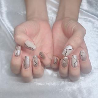 #ニュアンスネイル#ベージュネイル
