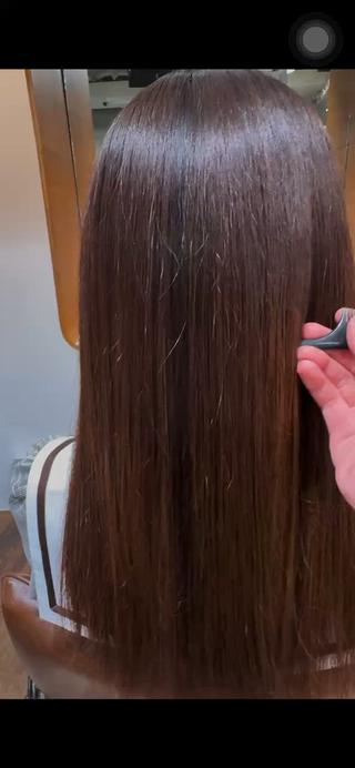 セミロング 🤍透明感カラー 🫧みさきのヘアスタイル